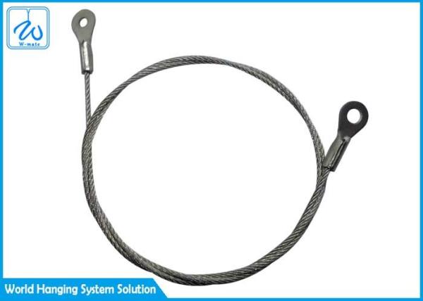Stainless Steel 304 Terminal Eye Wire Rope Sling Lighting Hanging Suspension