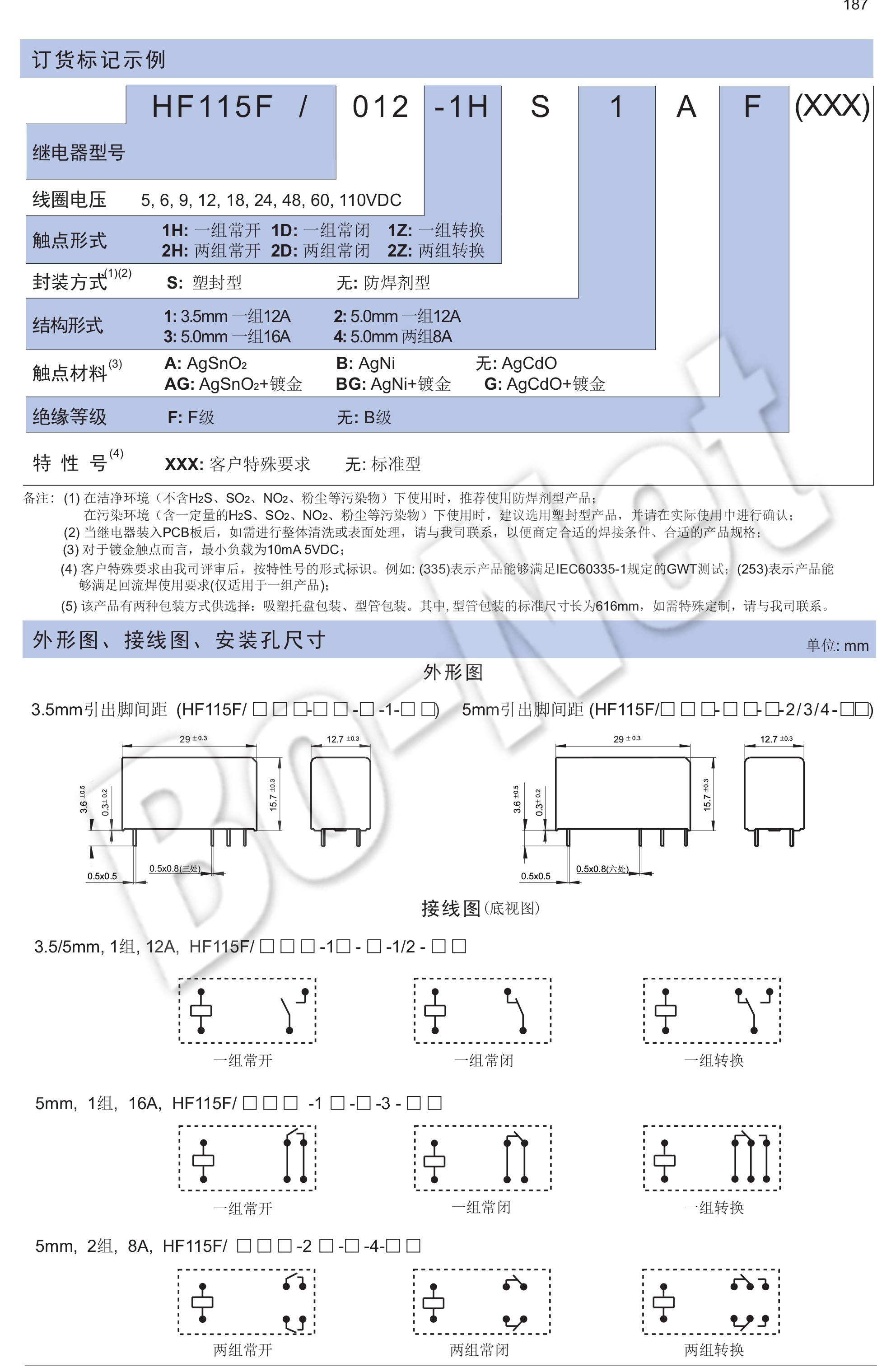 HF115F-005-1ZS1 New Original Hongfa Relay 30A 12V RELAYS HF115F-005-1ZS1