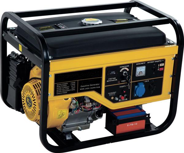 AC Single Phase Portable Gasoline Powered Generator , 1000W Home Electric