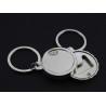 Buy cheap Cheap Promotion Gift Zinc Alloy Bottle Cap Shape Blank Logo Engraved Key Ring from wholesalers
