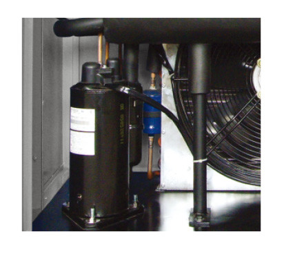 4550W 380v Industrial Electric Air Compressor Chiller Dryer