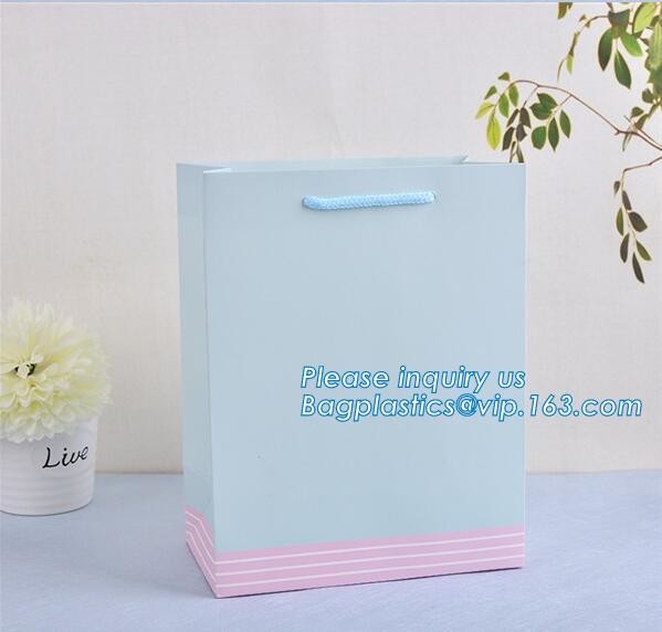 Luxury Paper Gift Carrier Shopping Bag Party Bag with Handles,printed paper carrier bag for apparel shopping bag, bageas
