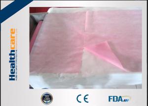  Non Woven PP Disposable Waterproof Sheet Protector For Exam Table / Couch In Roll Manufactures