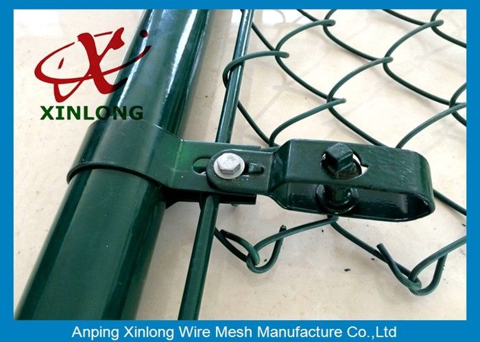 40 * 40mm Dark Green Chain Link Mesh Fence for Farm and Forest Protecting