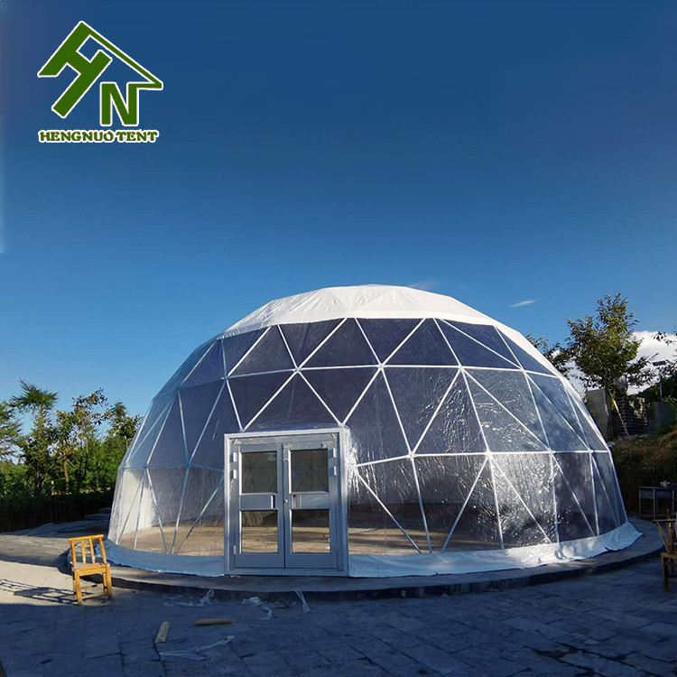 Flexible 8m Geodesic Dome Tent Fire Resistance DIN4102