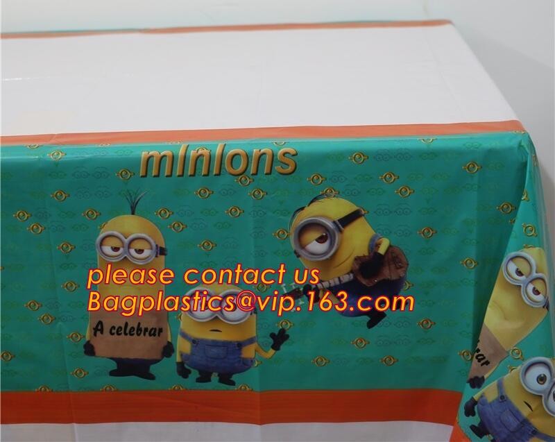 WHOLESALE DISPOSABLE PE PRINTED POLKA DOTS PARTY TABLE CLOTH, TABLE COVER,1PCS/BAG,600BAGS/CTN,SEASONAL PACKAGING TPU EV