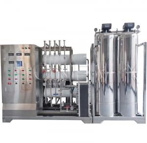 China Two Stage Reverse Osmosis Water Treatment Plant SUS304 With EDI Pure System on sale
