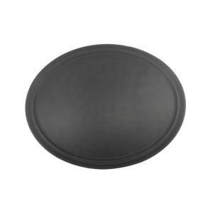 China 73.5*60cm Nonslip Oval Plastic Tray Large Recycled Plastic Plates Rubber Serving Tray For Bar on sale