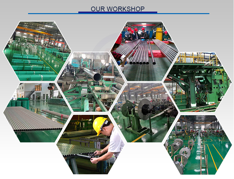 ASTM Standard Bright Polish 201 304 316 316L 430 Ba 2b Spiral Welded Stainless Steel Pipe for the Manufacturing Industry