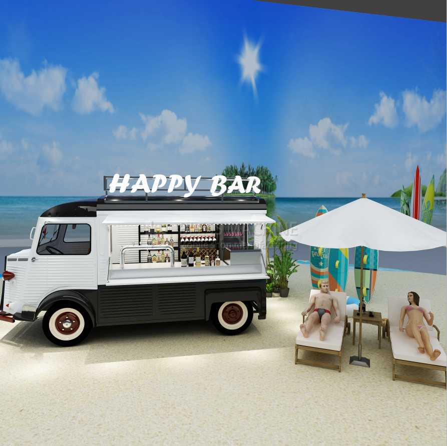 Powerful Multipurpose Mobile Electric Tricycle for Fast Food and Drinks Outlet 2022