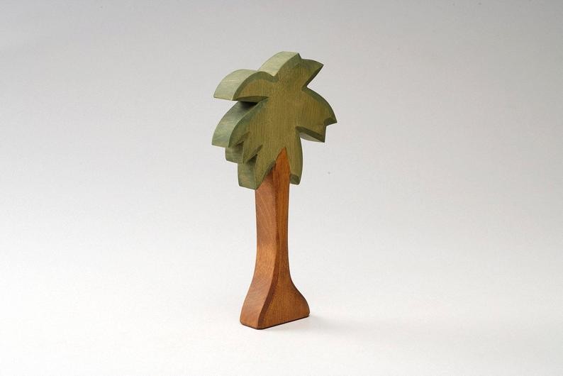 OEM ODM Handmade Wooden Animals Small Wooden Tree Palm Wedding Decorations