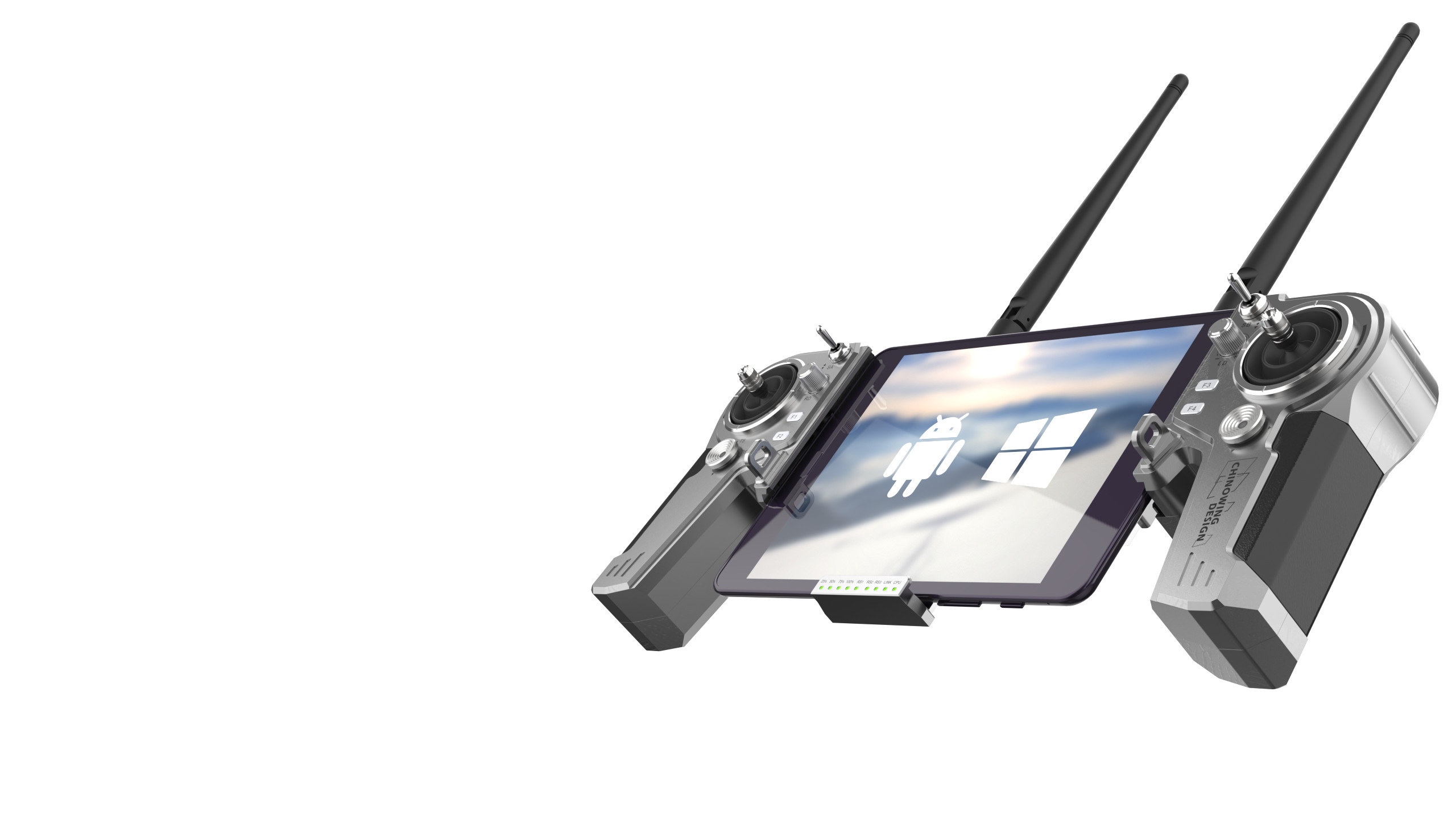 1060g Android Ground Control Station , FCC CE KC Uav Ground Control System