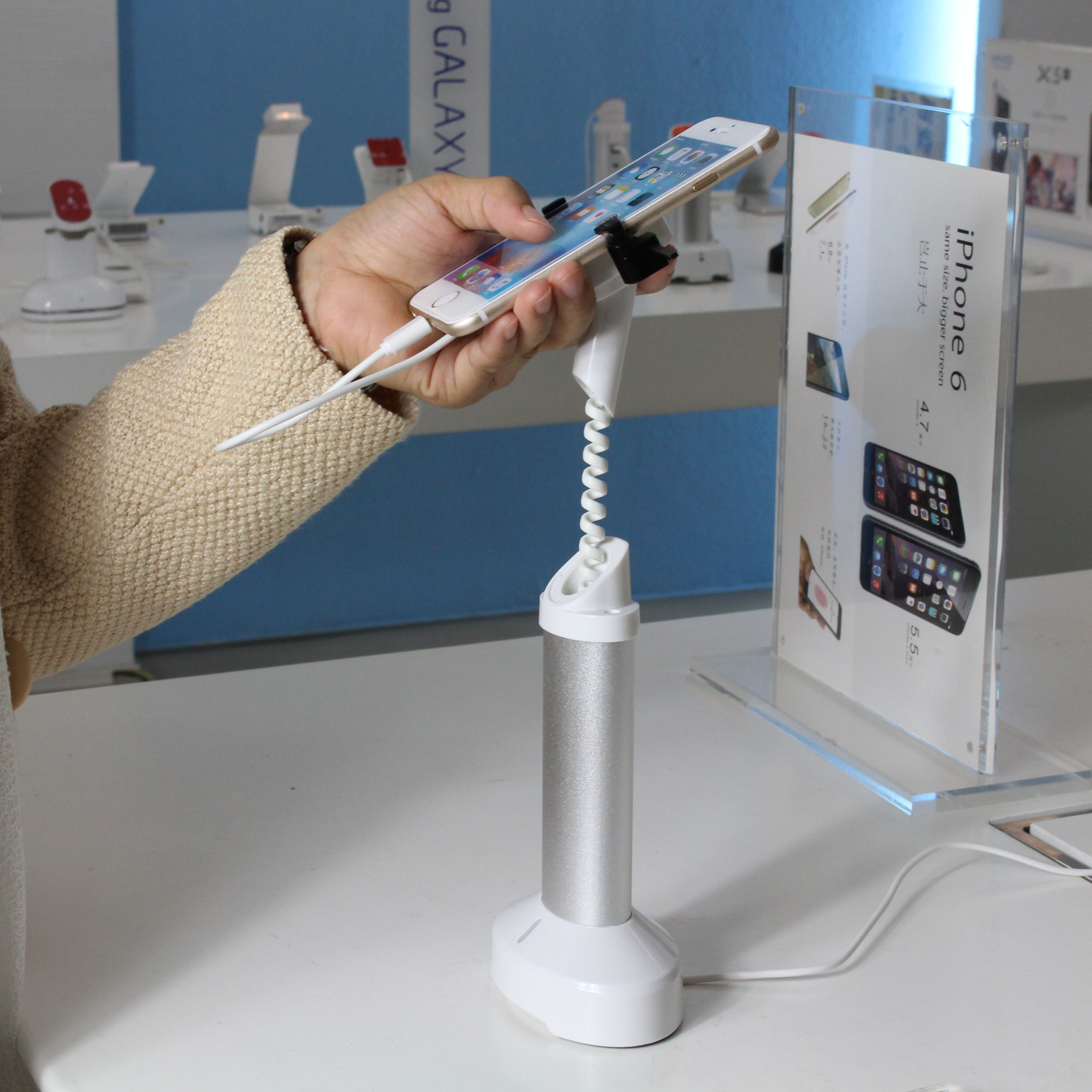 COMER anti-theft alarm sensor displaying systems for gsm cellphone Gripper alarm displays