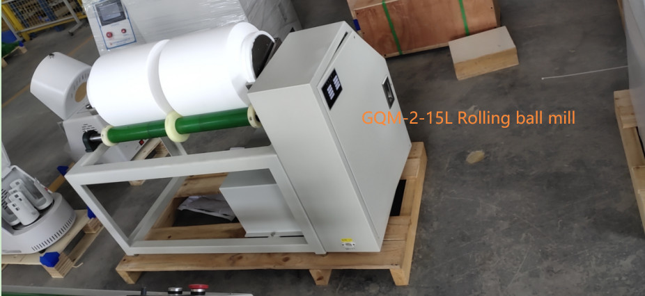 Lab Ball Mill Lab Jar Rolling Mill High Power Roller Ball Mill with 2 steel jars