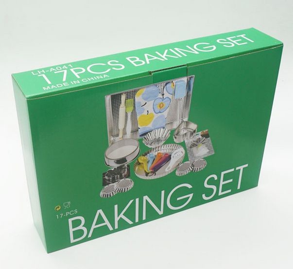 Multi Size Non Sticking Unique Baking Tools , 17PCS Kids Cake Baking Set