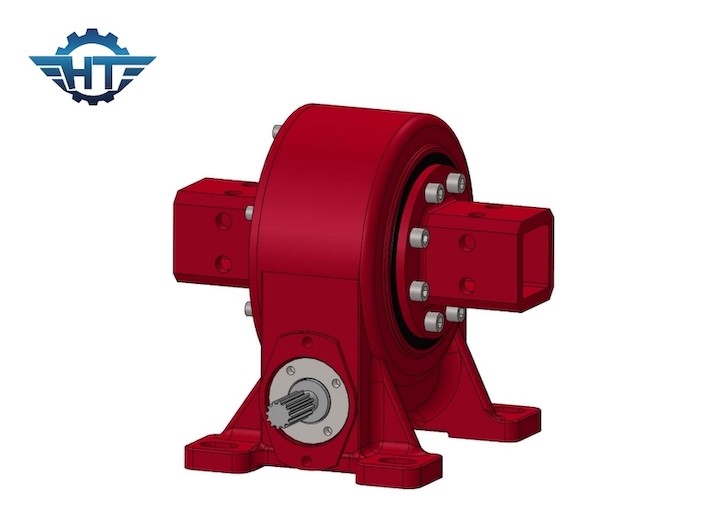 IP66 Worm Gear Enclosed Slewing Drive For Solar Tracker Single Axis