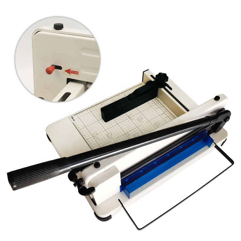 Lightweight 1.55KG A4 Guillotine Paper Cutter 12 Inch Manual Trimmer In White