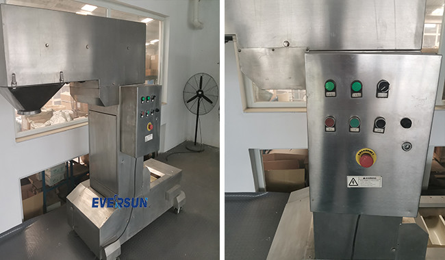 304 Stainless Steel Z Bucket Elevator Conveyors Candy Packaging Lifting Machine