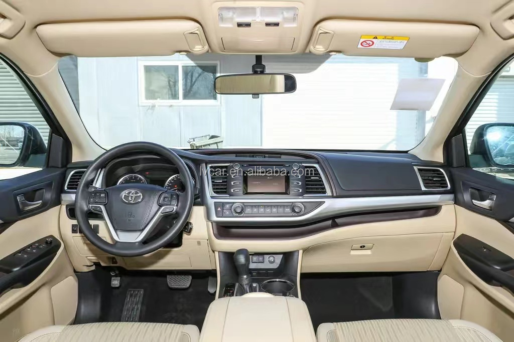 2023 Left Hand Drive Toyota Highlander SUV Cars with Automatic Air Conditioner Made