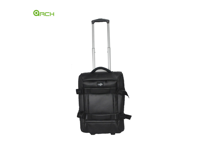 20 Inch Travel Trolley PU Carry On Luggage Bag with Two front handles
