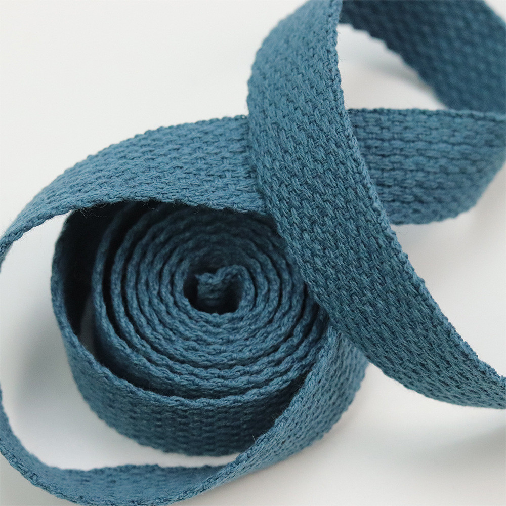 Plain Design Black Cotton Ribbon ODM 100 Cotton Grosgrain Ribbon