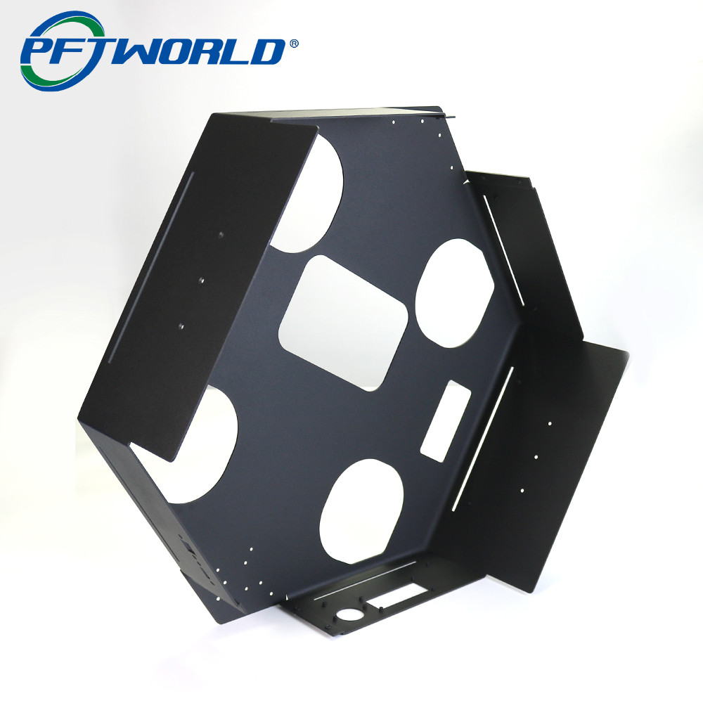 OEM Custom Aluminum Laser Cutting Parts With Black Anodizing For Sheet Metal