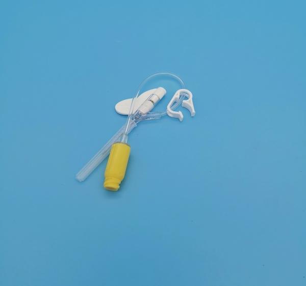 Yellow Disposable IV Cannula 24G Butterfly Positive Pressure Type Pediatric