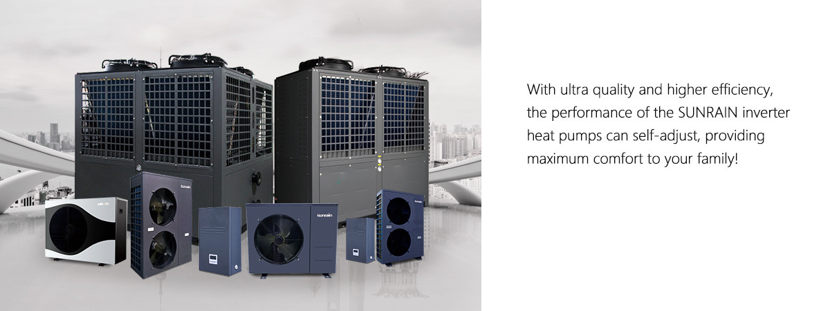 Domestic Electric Water Heating And Cooling Heat Pump High COP4.68 12kw
