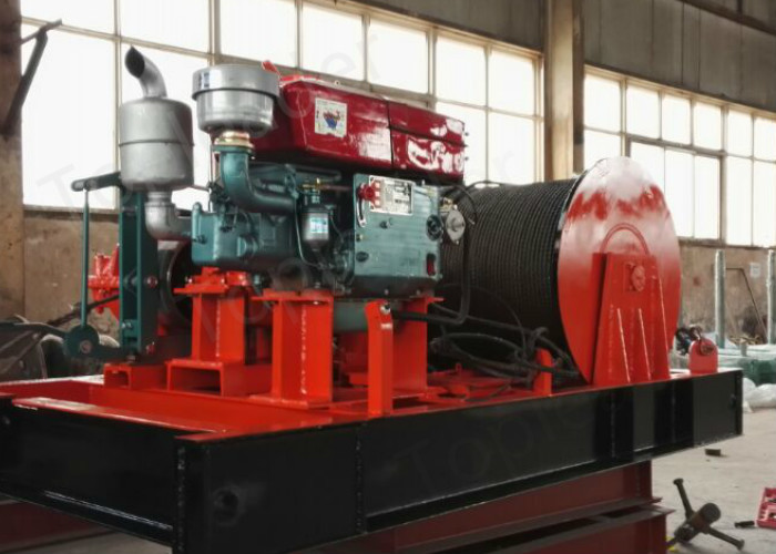 5t diesel winch wide application in Africa construction industry