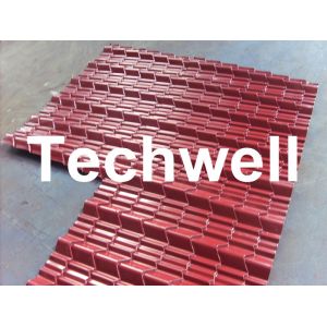 Hydraulic Color Steel Glazed Tile Roll Forming Machine For Wall Cladding, Metal