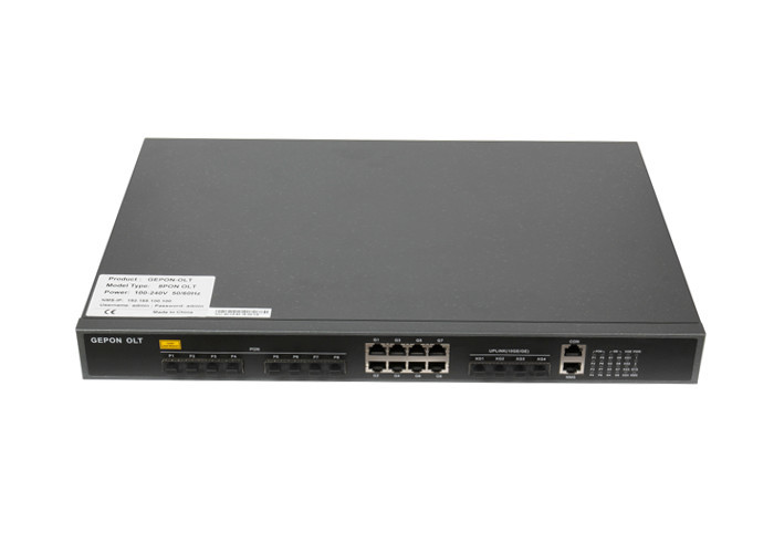 OS-ET08P GEPON OLT 8PON Web/CLI/Telnet management with 4*10GE SFP uplink port