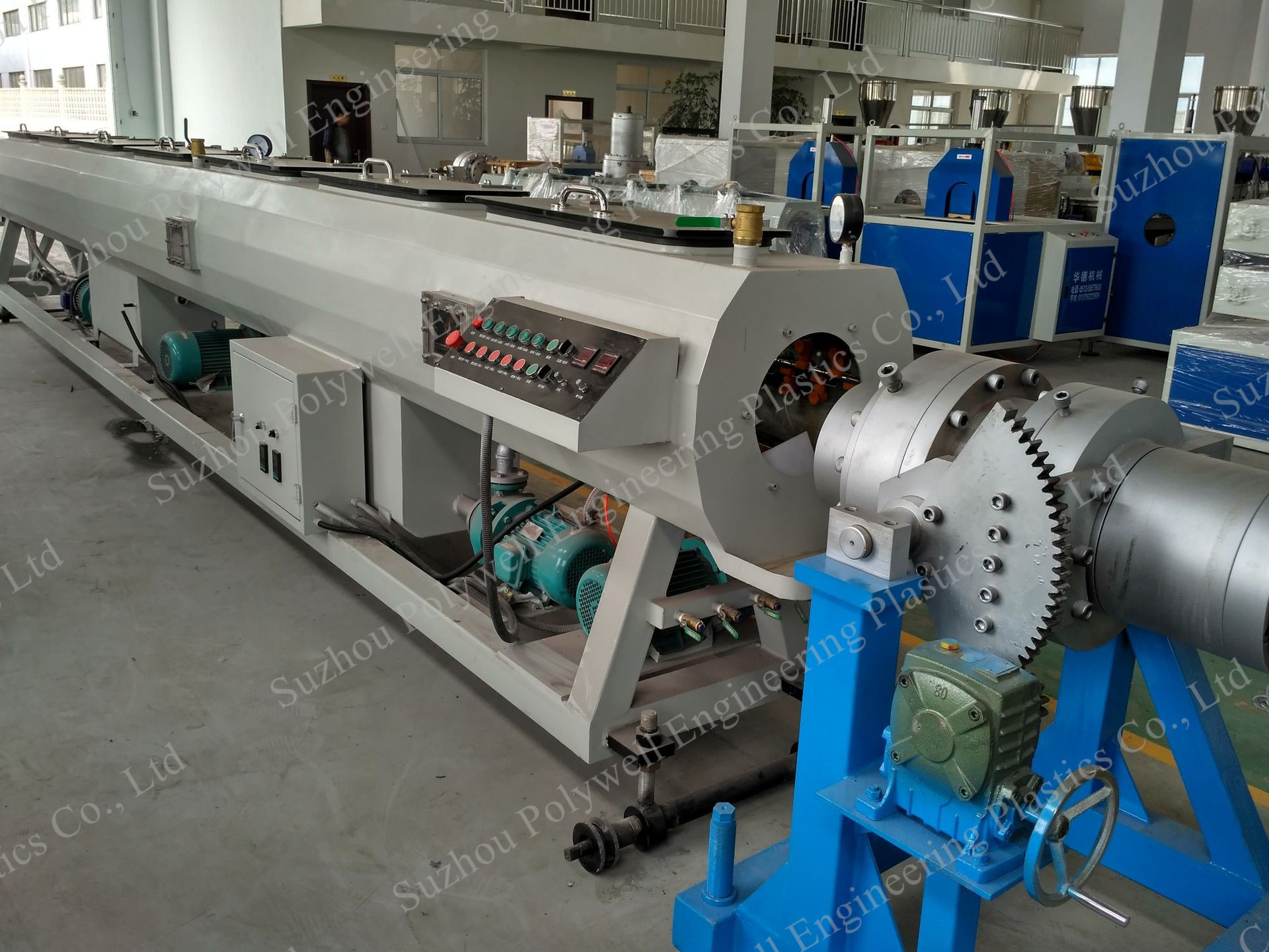 HDPE PP Plastic Pipe Extrusion Line Composite Water Supply Irrigation Pipe Tube Making Machine