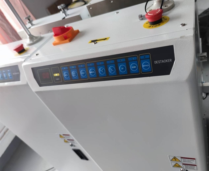 High Quality PCB Destacker Bare Board Loader Hand Crank Mitsubishi PLC 20L/min 0.05kW