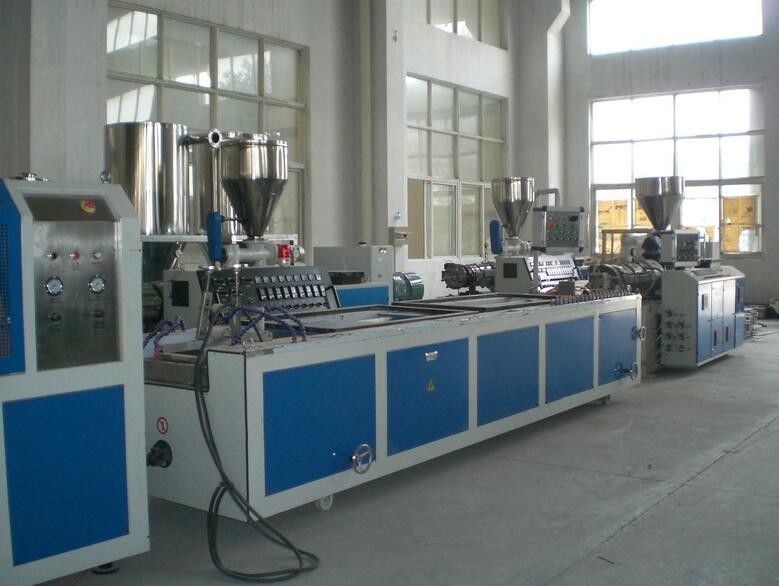 PP / PE Plastic Profile Extrusion Machine For Architectural Decoration