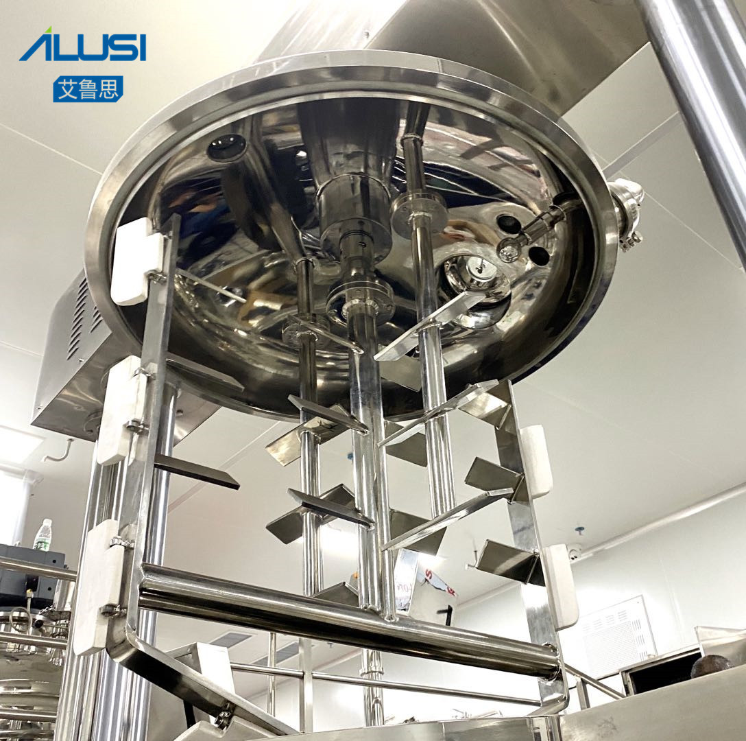 100L Vacuum Emulsifier Mixer SUS304 SUS316 For Body Lotion Making