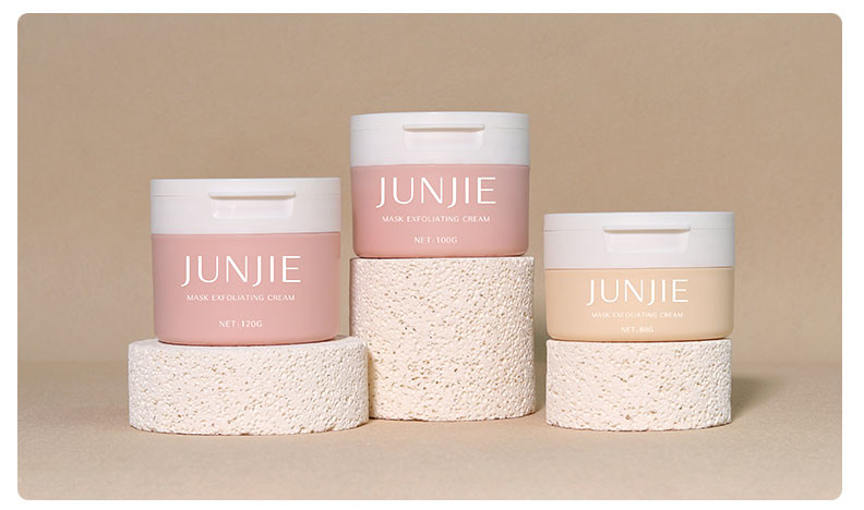Plastic PP Jar 80ml 100ml 120ml Round Cosmetic Packaging For Face Cream With Customized Logo