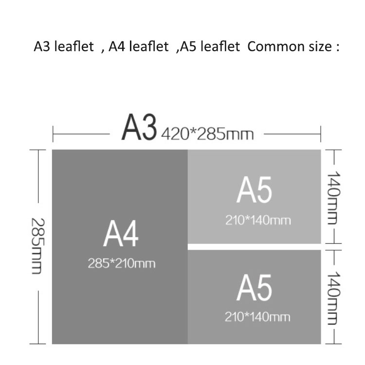 Private custom cheap presentation folder brochure advertising paper printing
