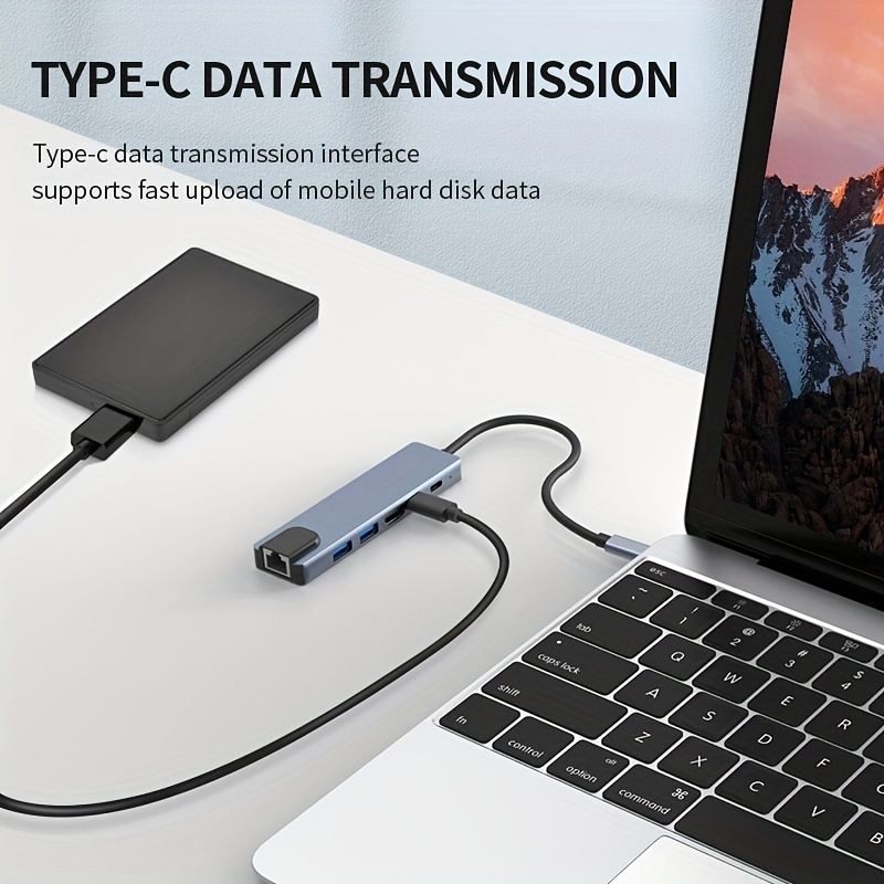 Fast Charging 16 In 1 USB C Adapter for Mobile Phone Laptop Notebook 4K HDMI RJ45 PD