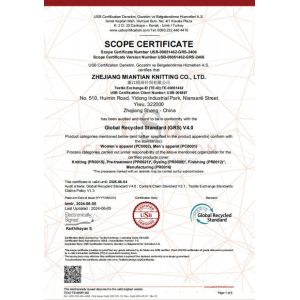 Haining Intex Imp. & Exp. Co., Ltd. Certifications