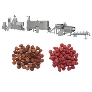 China Double Screw Dry Kibble Dog Food Extruder Machine Fully Automatic on sale