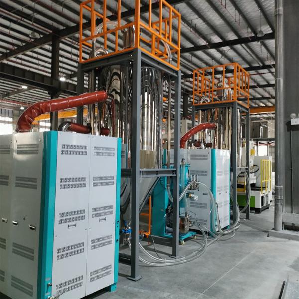 Powerful Industrial Desiccant Dehumidifier Honeycomb Rotor 1000kg Hopper