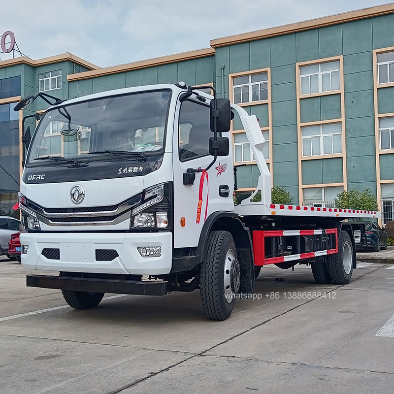 China Dongfeng 4x2 Top Quality Recovery Truck 5T Capacity, Sand-proof Winch, Ideal for Off-Road Salvage