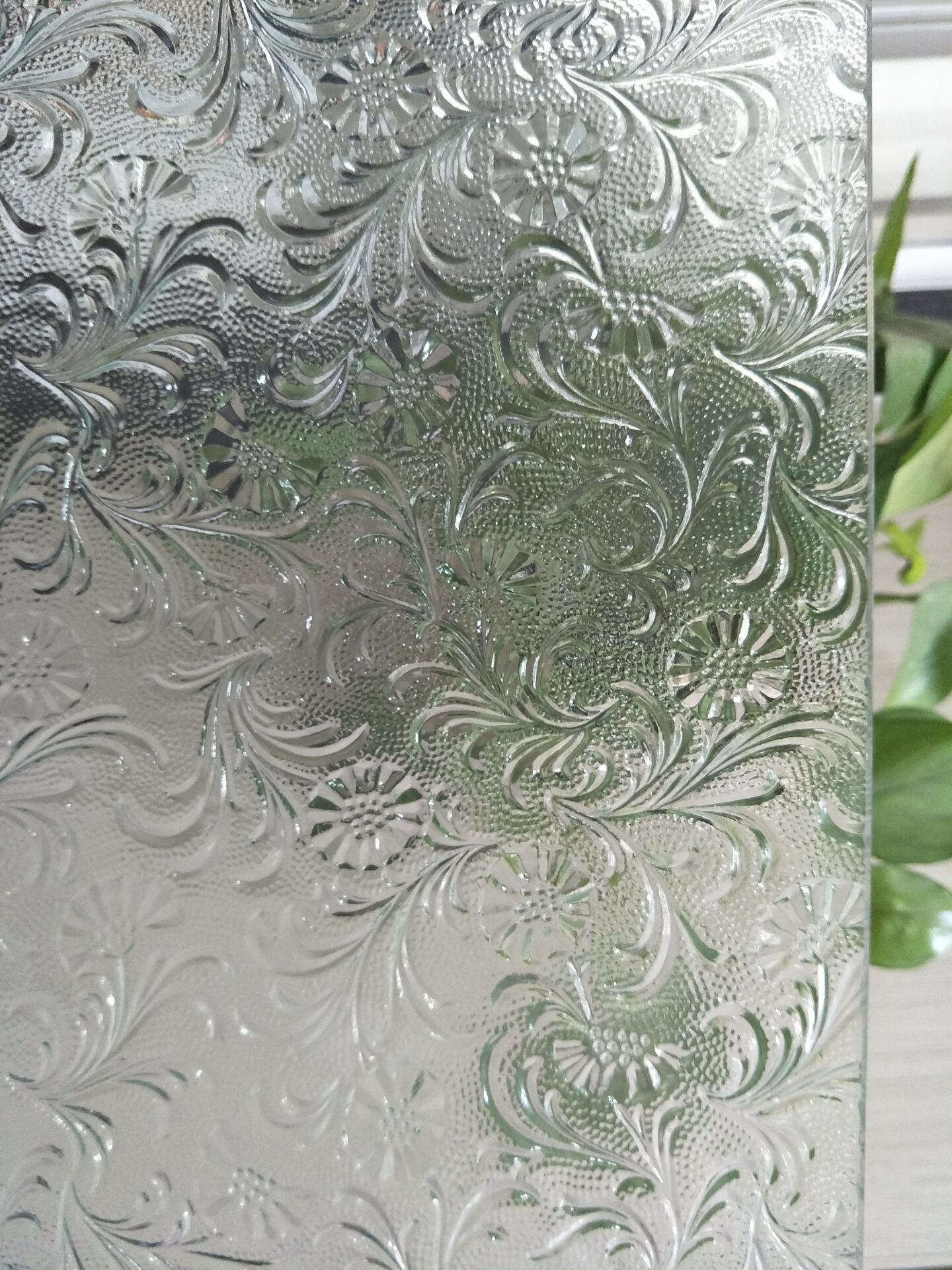 5mm~12mm Patterned Glass For External Internal Door Building