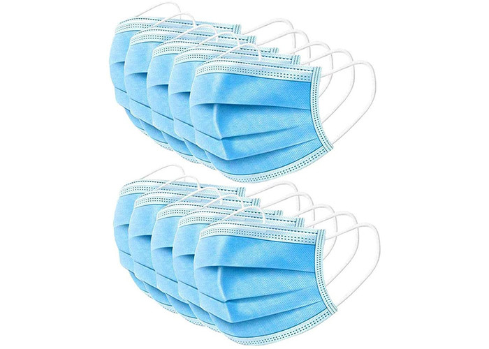 3 Ply Antiviral Disposable Earloop Face Mask Respirator Skin Friendly