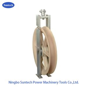 China 660mm Nylon Sheave 20kN Optical Fiber Cable Tools on sale