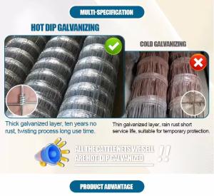  High Quality China Manufacture Electric Fence Cattle Deer Fence On Farm For Goat Cattle Deer Using Manufactures