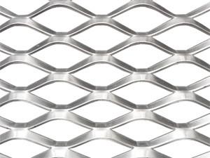 Decorative Expanded Wire Mesh 40x80mm Ceiling Curtain Wall Steel Expanded Metal
