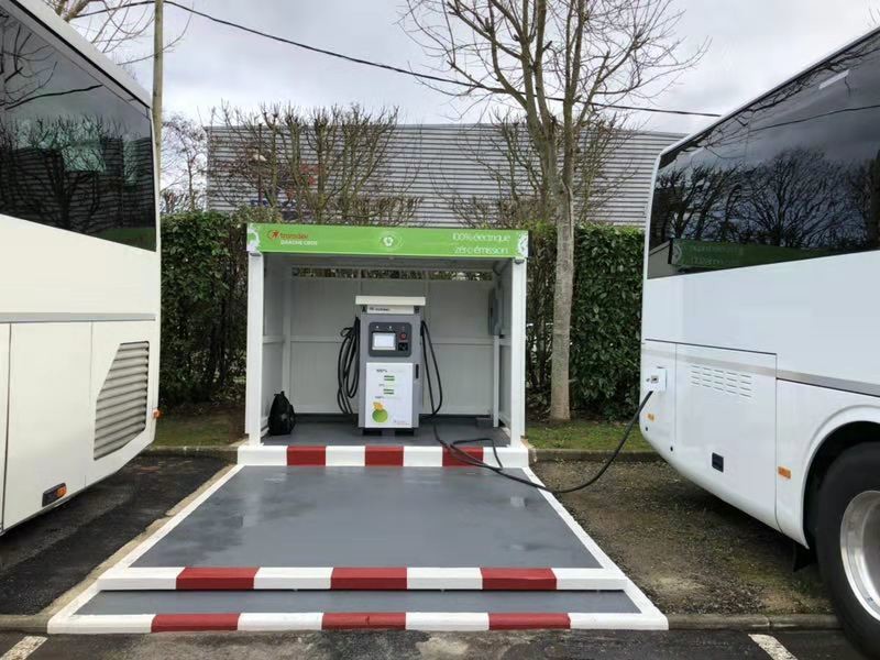 European standard 360kw liquid cooled 500A output Ultra Fast DC Charger for electric vehicle charging