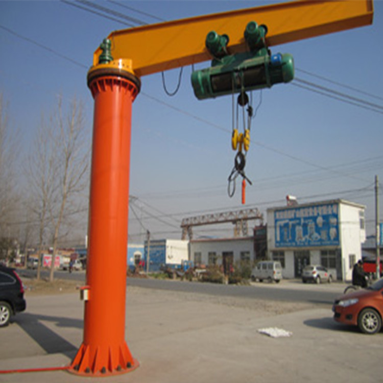 Working Duty M3 Workshop Column Mounted Electric Hoist Jib Crane