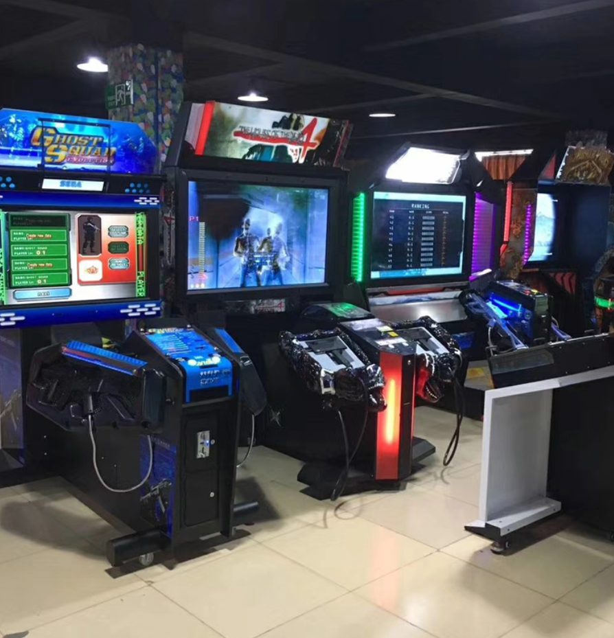 OEM ODM 42LCD Double Player Arcade Machine Gun Games For Fun Center